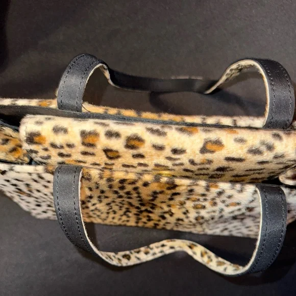 Leopard Print Satchel Bag - Picture 4 of 6